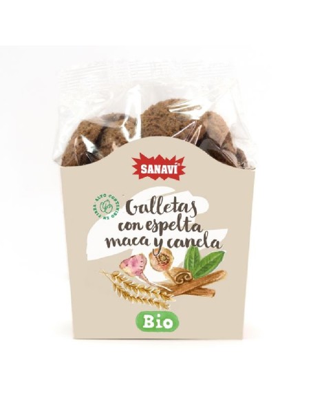 Galleta Espelta Maca y Canela