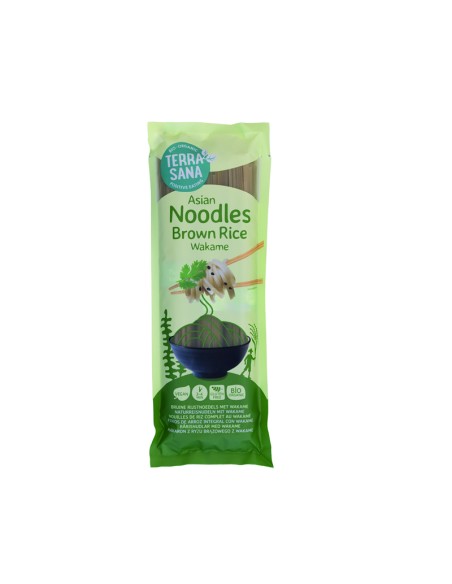 Noodles de Arroz Integral con Wakame