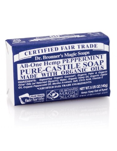 Pastilla Jabón Menta de Dr Bronners