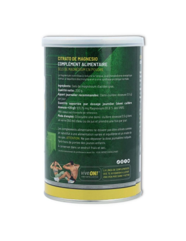 Citrato de Magnesio 200gr. de Plantapol