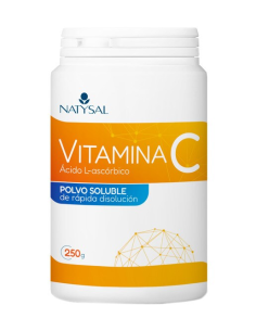 Vitamina C en Polvo Soluble 250g Natysal  Refuerza tu Salud
