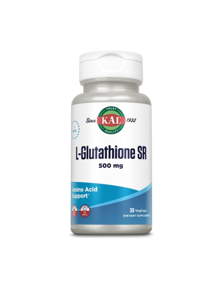 Super L-Glutathione 500 mg Solaray - 30 Cápsulas Veganas