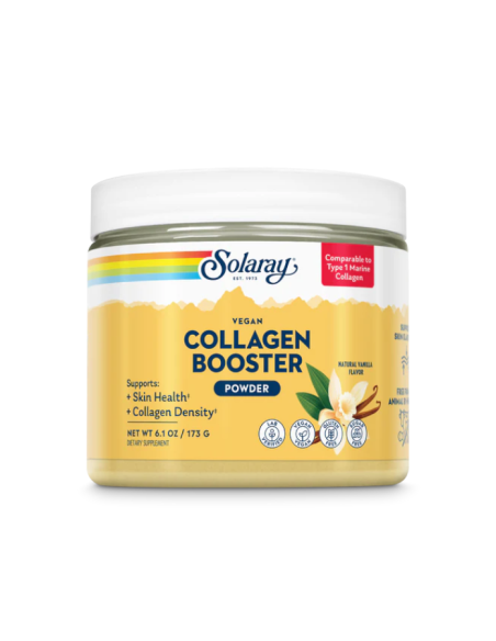 Vegan Collagen Booster Solaray 173g Vainilla  Piel Radiante
