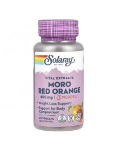 Moro Red Orange 400 mg Solaray - 30 Cápsulas Veganas