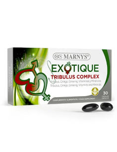 S-Exotique Tribulus Complex ? Tribulus + Gingko Biloba + Ginseng + Vitamina E  30 Cápsulas  Marnys