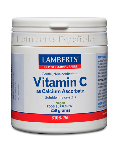 Pack 2 Ascorbato de Calcio 250g Lamberts - Vitamina C