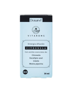 Sinergia Difusión Citronela Bio 30ml Vitaroms Drasanvi