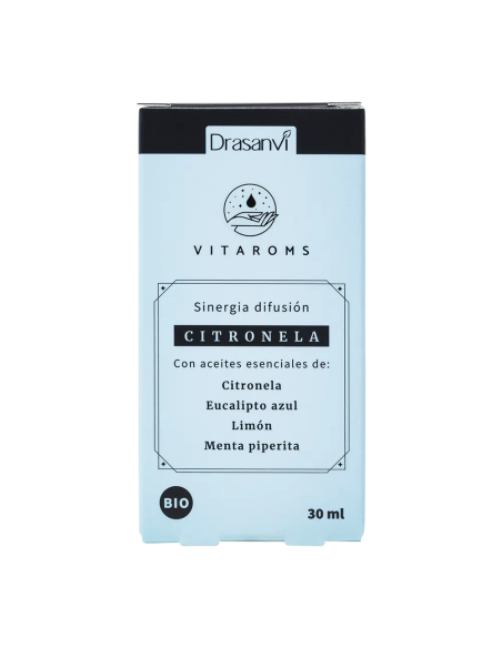 Sinergia Difusión Citronela Bio 30ml Vitaroms Drasanvi