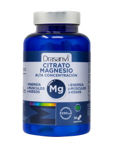 Citrato de Magnesio Alta Concentración 90 Comprimidos Drasanvi