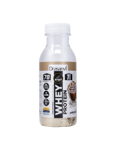 Botella Monodosis Whey Protein Concentrado Capuchino 30G Sport Live Drasanvi