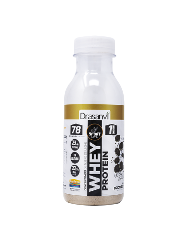 Botella Monodosis Whey Protein Concentrado Cookies And Cream 30G Sport Live Drasanvi