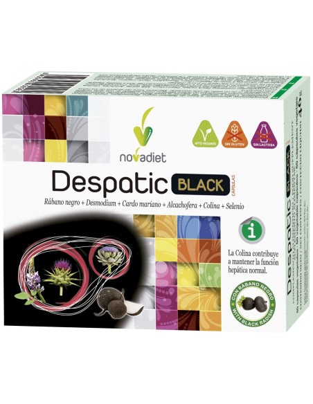 Pack 3x2 Despatic Black Novadiet - 60 Cápsulas Vegetales