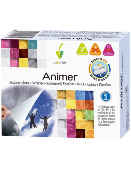 Pack 3x2 Animer Novadiet 60 cápsulas vegetales oferta