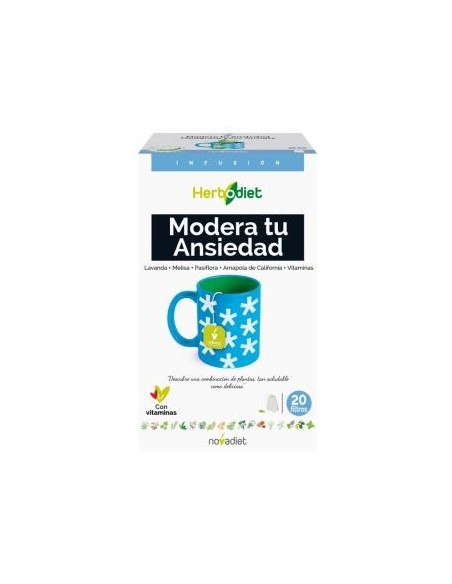 Pack 3x2 Herbodiet Modera Tu Ansiedad de Novadiet