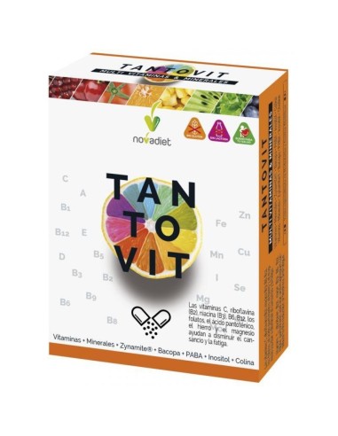 Pack 3x2 Tantovit 30 comprimidos Novadiet – Vitalidad y energía