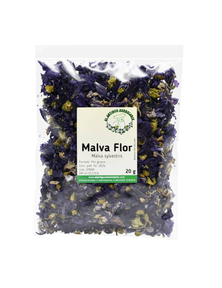Pack 4x3 Malva Flor Bolsa 40g Plantis Artesanía Natural