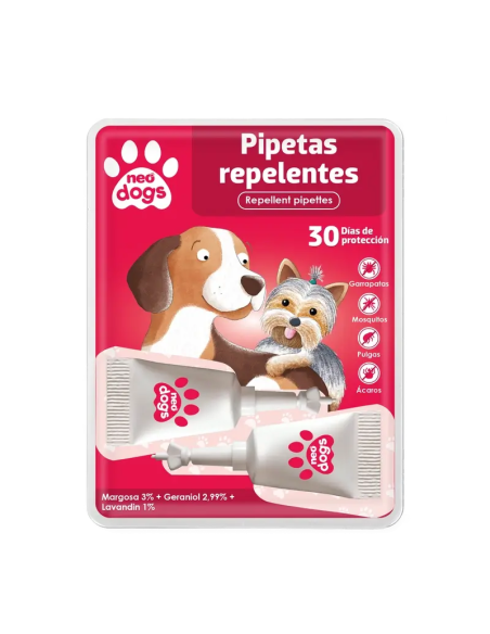 Neo Dogs Pipetas Repelentes Anti-Insectos 2 Uds. de Neo