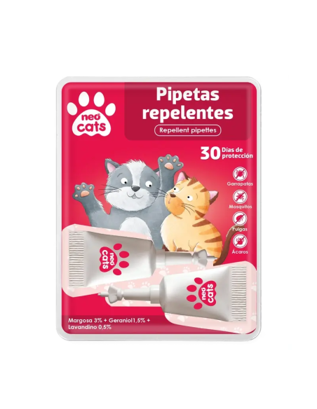 Neo Cats Pipetas Repelentes Anti-Insectos 2 Uds. de Neo