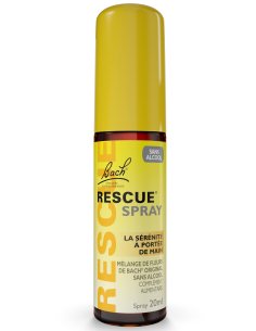 Rescue Spray + Crema Sin Cargo de Bach Rescue  Alivio Natural
