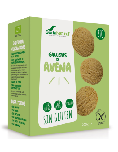 Pack de 2 ud Galletas De Avena Bio de Alecosor Soria Natural