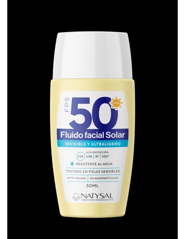 Fluido Facial Solar Invisible Fps 50+ 50 ml. de Natysal