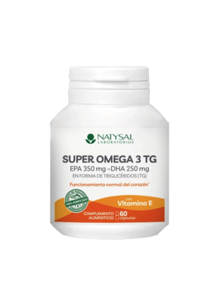 Súper Omega 3 Tg 350 EPA + 250 DHA | 60 Cápsulas Natysal