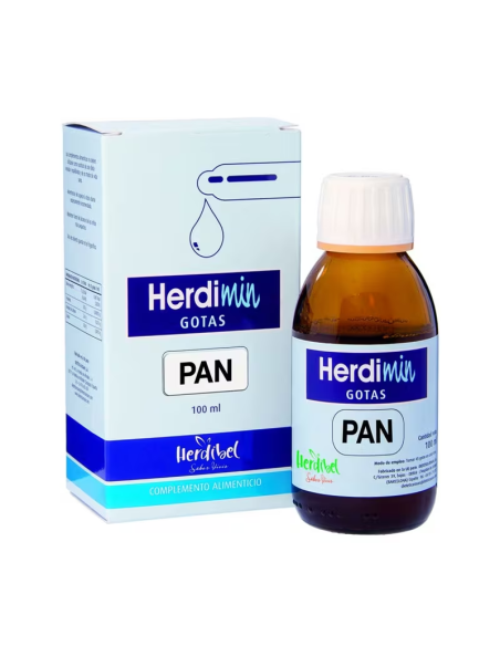 Herdimin Pan Bote 100 Ml Con Cuentagotas de Herdibel