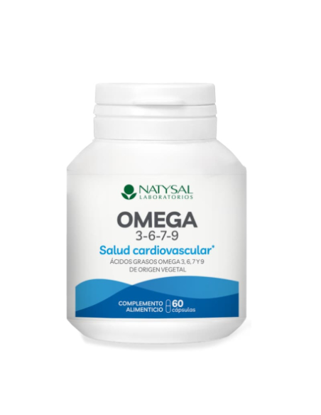 Omega 3-6-7-9 Natysal 60 cápsulas | Salud y Bienestar Natural