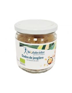 Pack 6 Uds. Jengibre caramelizado dados Tarro de Biolabrador