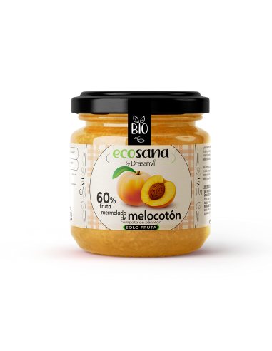 Mermelada Extra Melocotón Sin Azúcar Bio 255g Ecosana