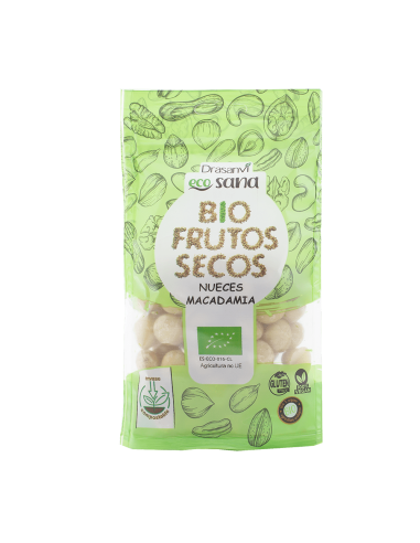 Nueces Macadamia Bio 100G Doypack Frutos Secos Ecosana