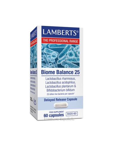 Pack 2 Biome Balance 25 Lamberts - 60 Cápsulas Saludables