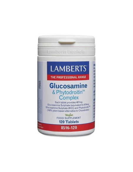 Pack 2 Uds Glucosamina y Fitodroitina Lamberts 120 Tabs