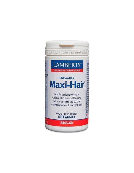 Pack 2 Maxi Hair® Lamberts 60 Tabs | Cuidado Capilar Saludable
