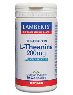 Pack 5 L-Teanina 200 mg 60 cápsulas Lamberts oferta