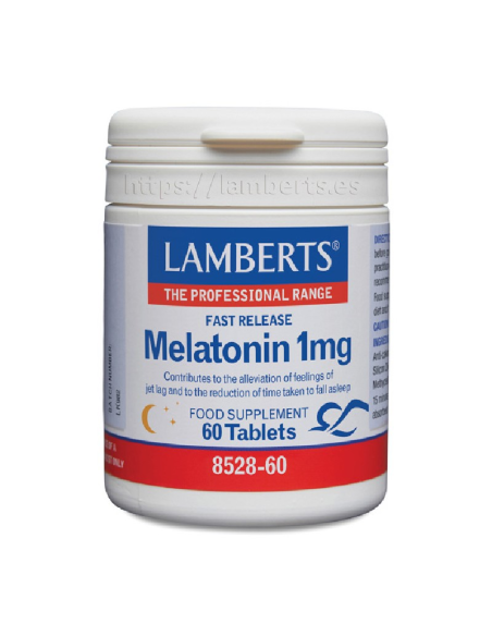 Pack 5 Uds. Melatonina 1 mg Liberación Rápida  NOVEDAD de Lamberts