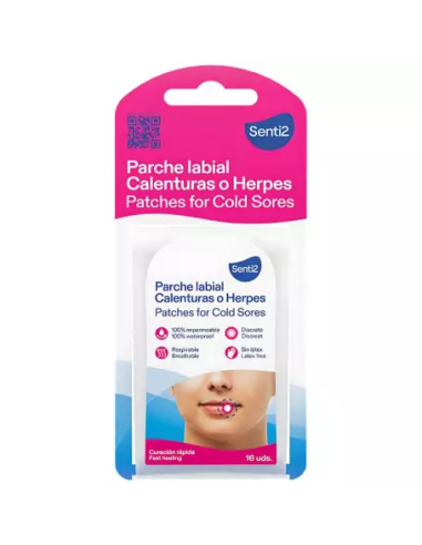 Parche Labial Herpes Plameca 16 uds  Alivio Rápido
