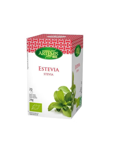Pack 8 Stevia Artemis Bio en Filtros 24 g Natural y Saludable