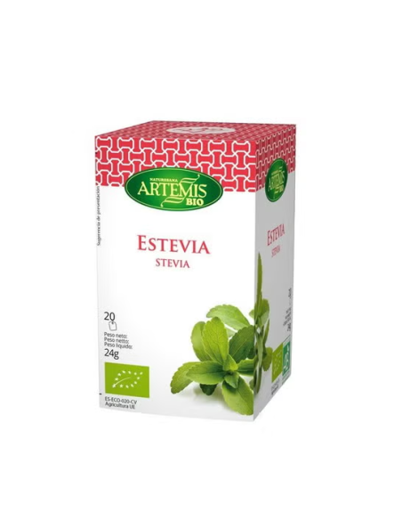 Pack 8 Stevia Artemis Bio en Filtros 24 g Natural y Saludable