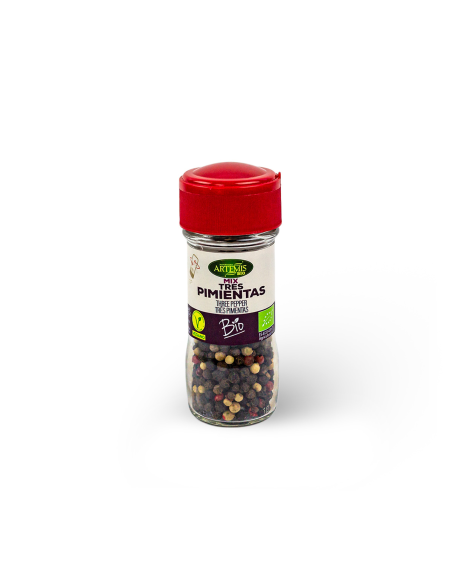 Pack 6 Molinillos Tres Pimientas Bio Artemis 35 g