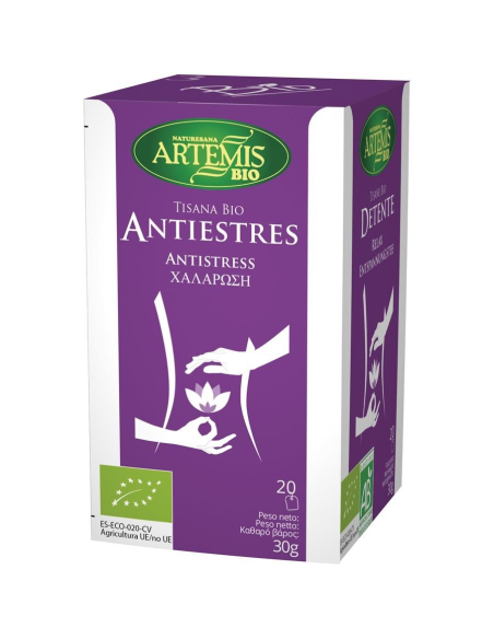 Pack 10 Uds. Tisana Antiestrés Bio 30 g  de Artemis Bio