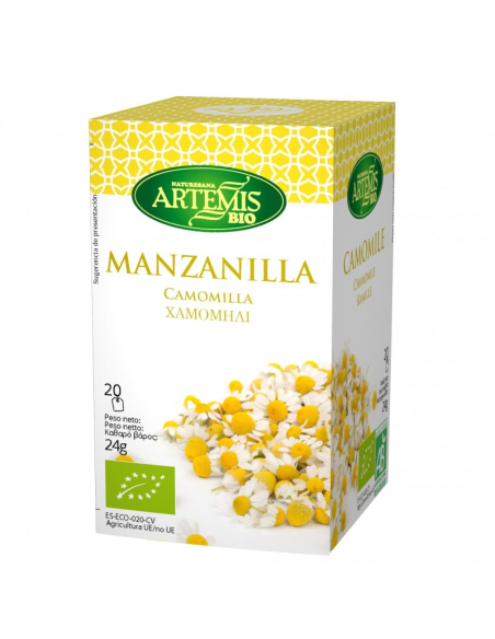 Pack 8 Uds Manzanilla Bio Artemis 24g - Natural y Orgánico