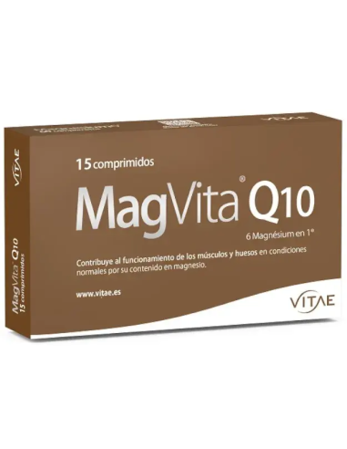Pack 2 uds MagVita Q10 15 comprimidos de Vitae