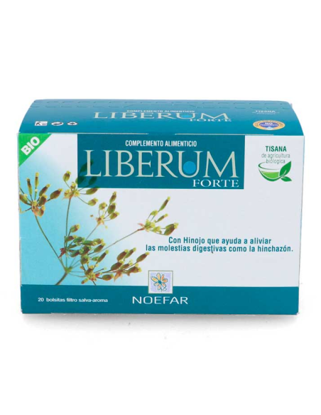 Liberum Tisana 20 Filtros Noefar  Infusión Natural Saludable