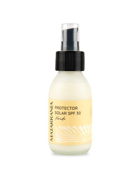 Protector Solar Fluido SPF 30 Bio Matarrania 100 ml Natural