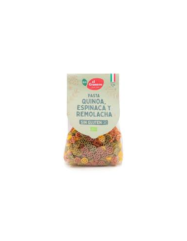 Pasta Tricolor Sin Gluten Bio 250g - El Granero Integral
