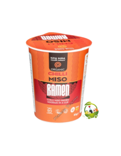 Vaso Sopa Ramen Miso Chili Sin Gluten Bio 85g King Soba