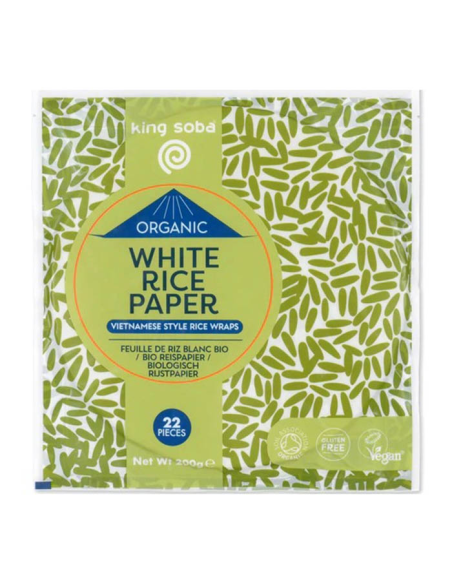 Papel de Arroz Integral Bio Sin Gluten King Soba 200 g