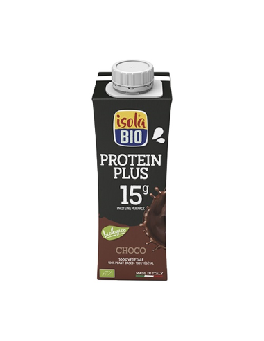 Bebida Vegetal Protein Plus Chocolate Bio 250 ml Isola Bio