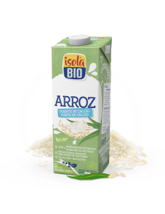 Bebida Vegetal de Arroz con Calcio Isola Plus 1L Natural